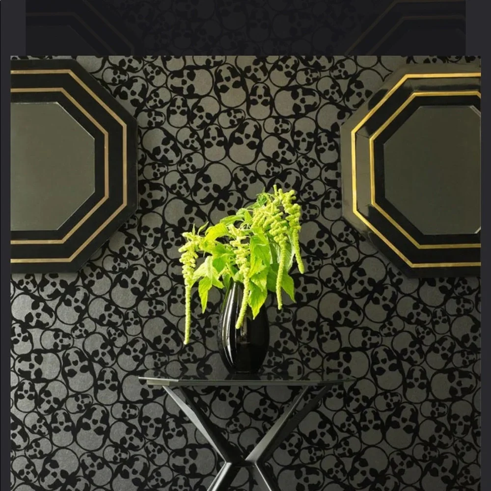 COPY - Black Skull Wallpaper - Graham & Brown - brand new!